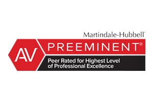 AV Preeminent | Martindale-Hubbell | Peer Rated for Highest Level of Professional Excellence